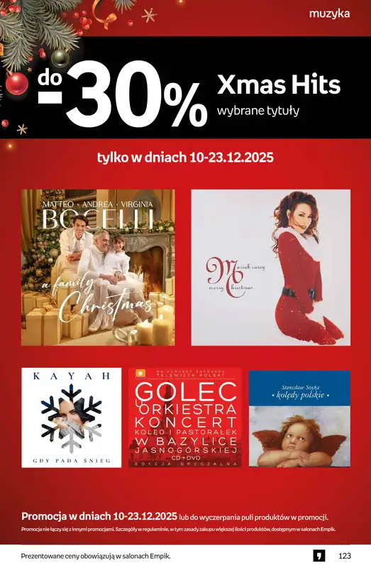 Empik - gazetka promocyjna Tom kultury: muzyka od czwartku 11.12 do wtorku 23.12 - strona 14