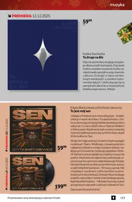 Empik - gazetka promocyjna Tom kultury: muzyka od czwartku 11.12 do wtorku 23.12 - strona 4