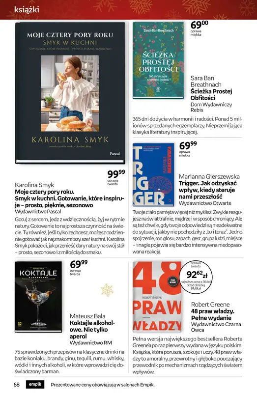 Empik - gazetka promocyjna Tom kultury: książki od czwartku 11.12 do wtorku 23.12 - strona 68