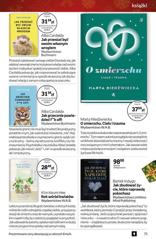 Empik - gazetka promocyjna Tom kultury: książki od czwartku 11.12 do wtorku 23.12 - strona 71