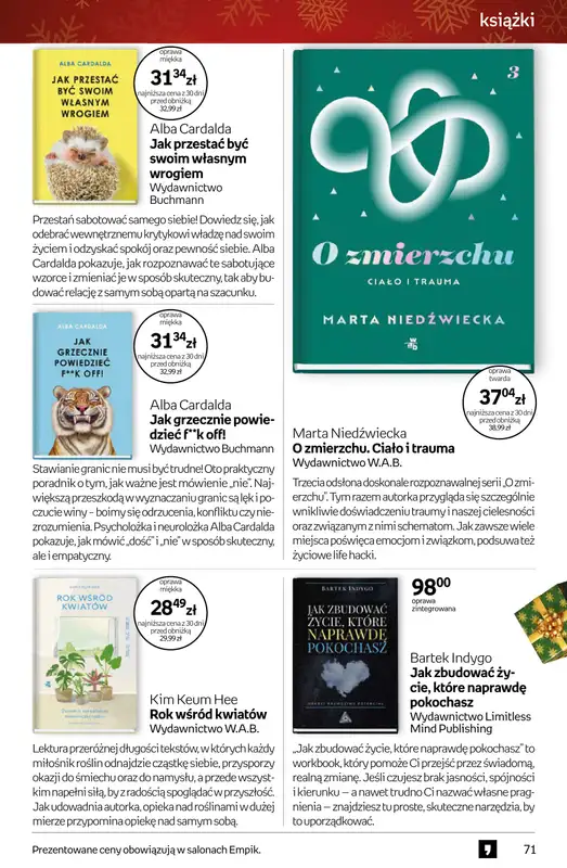 Empik - gazetka promocyjna Tom kultury: książki od czwartku 11.12 do wtorku 23.12 - strona 71