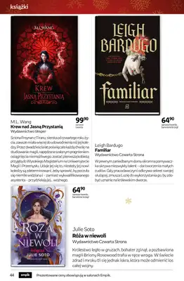Empik - gazetka promocyjna Tom kultury: książki od czwartku 11.12 do wtorku 23.12 - strona 44