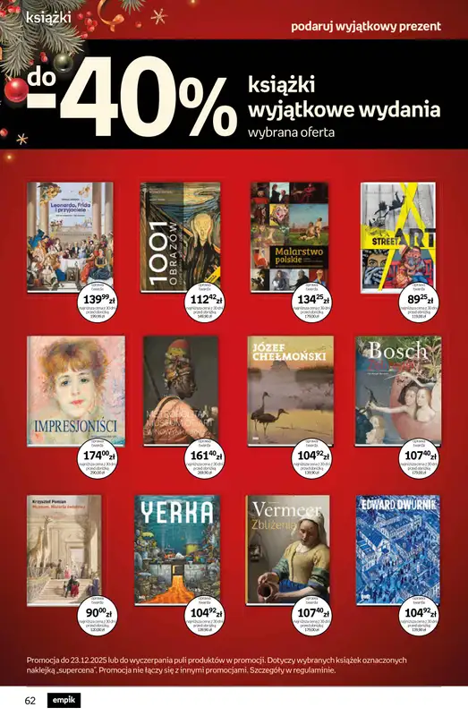 Empik - gazetka promocyjna Tom kultury: książki od czwartku 11.12 do wtorku 23.12 - strona 62