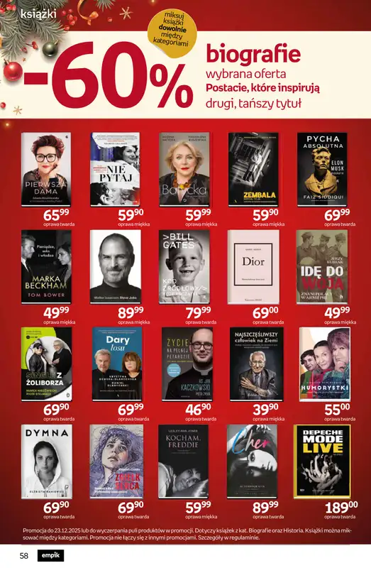 Empik - gazetka promocyjna Tom kultury: książki od czwartku 11.12 do wtorku 23.12 - strona 58