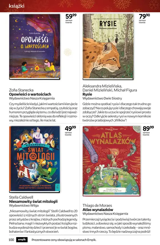 Empik - gazetka promocyjna Tom kultury: książki od czwartku 11.12 do wtorku 23.12 - strona 100