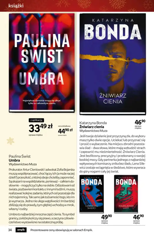 Empik - gazetka promocyjna Tom kultury: książki od czwartku 11.12 do wtorku 23.12 - strona 34