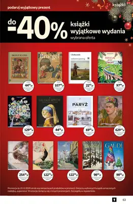 Empik - gazetka promocyjna Tom kultury: książki od czwartku 11.12 do wtorku 23.12 - strona 63