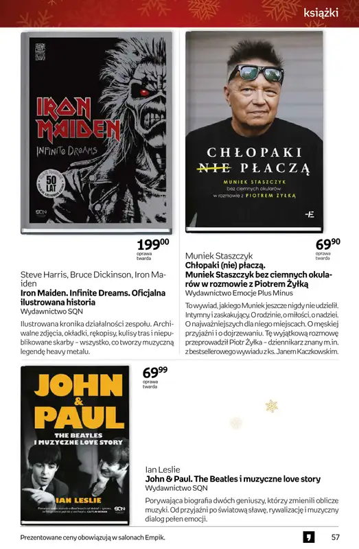 Empik - gazetka promocyjna Tom kultury: książki od czwartku 11.12 do wtorku 23.12 - strona 57