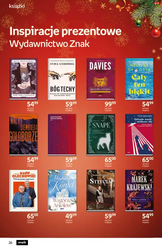 Empik - gazetka promocyjna Tom kultury: książki od czwartku 11.12 do wtorku 23.12 - strona 26