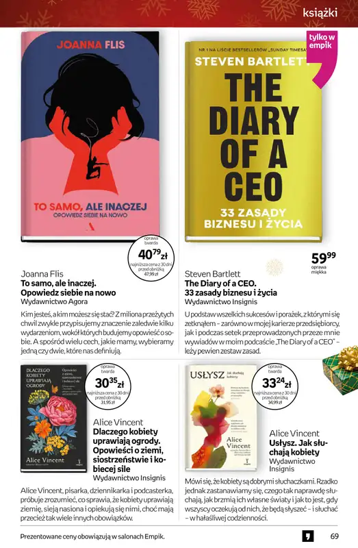 Empik - gazetka promocyjna Tom kultury: książki od czwartku 11.12 do wtorku 23.12 - strona 69