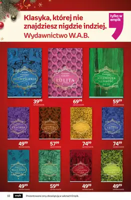 Empik - gazetka promocyjna Tom kultury: książki od czwartku 11.12 do wtorku 23.12 - strona 10