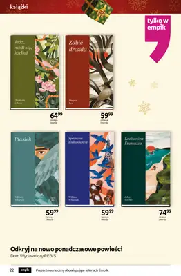 Empik - gazetka promocyjna Tom kultury: książki od czwartku 11.12 do wtorku 23.12 - strona 22