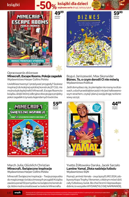 Empik - gazetka promocyjna Tom kultury: książki od czwartku 11.12 do wtorku 23.12 - strona 110