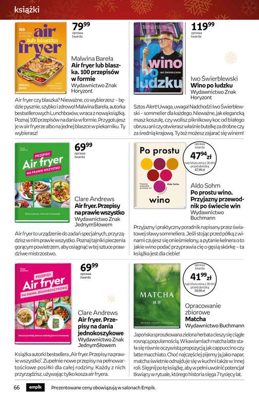 Empik - gazetka promocyjna Tom kultury: książki od czwartku 11.12 do wtorku 23.12 - strona 66