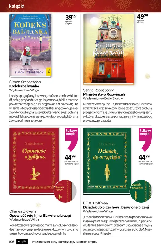 Empik - gazetka promocyjna Tom kultury: książki od czwartku 11.12 do wtorku 23.12 - strona 106
