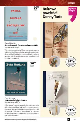 Empik - gazetka promocyjna Tom kultury: książki od czwartku 11.12 do wtorku 23.12 - strona 17