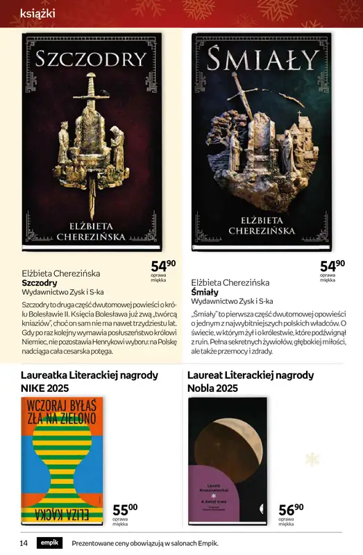 Empik - gazetka promocyjna Tom kultury: książki od czwartku 11.12 do wtorku 23.12 - strona 14