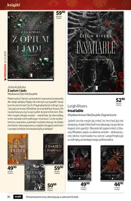 Empik - gazetka promocyjna Tom kultury: książki od czwartku 11.12 do wtorku 23.12 - strona 30
