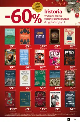 Empik - gazetka promocyjna Tom kultury: książki od czwartku 11.12 do wtorku 23.12 - strona 59