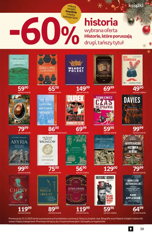 Empik - gazetka promocyjna Tom kultury: książki od czwartku 11.12 do wtorku 23.12 - strona 59