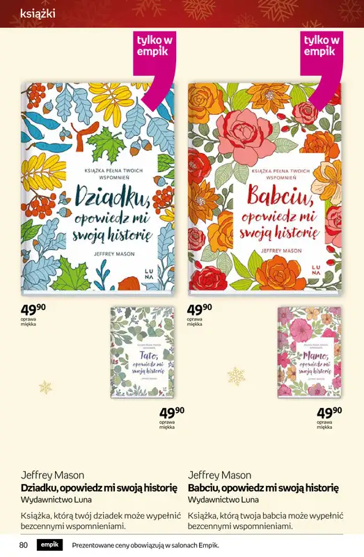 Empik - gazetka promocyjna Tom kultury: książki od czwartku 11.12 do wtorku 23.12 - strona 80