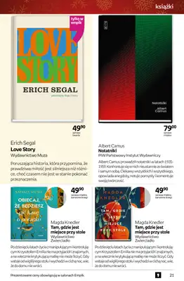 Empik - gazetka promocyjna Tom kultury: książki od czwartku 11.12 do wtorku 23.12 - strona 21