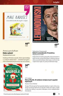 Empik - gazetka promocyjna Tom kultury: książki od czwartku 11.12 do wtorku 23.12 - strona 79