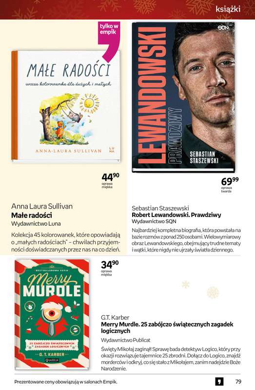 Empik - gazetka promocyjna Tom kultury: książki od czwartku 11.12 do wtorku 23.12 - strona 79
