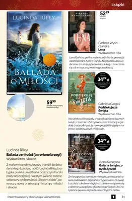 Empik - gazetka promocyjna Tom kultury: książki od czwartku 11.12 do wtorku 23.12 - strona 31
