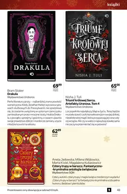 Empik - gazetka promocyjna Tom kultury: książki od czwartku 11.12 do wtorku 23.12 - strona 43