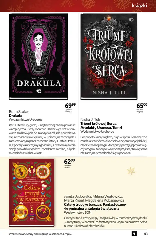 Empik - gazetka promocyjna Tom kultury: książki od czwartku 11.12 do wtorku 23.12 - strona 43