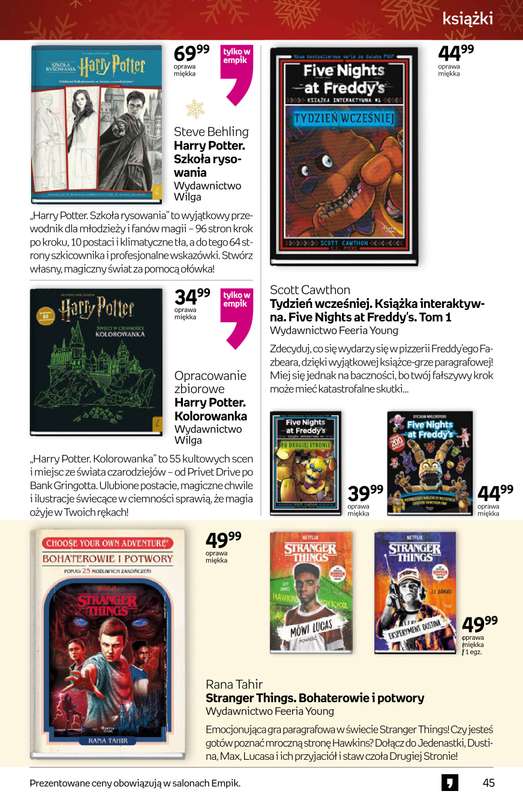 Empik - gazetka promocyjna Tom kultury: książki od czwartku 11.12 do wtorku 23.12 - strona 45