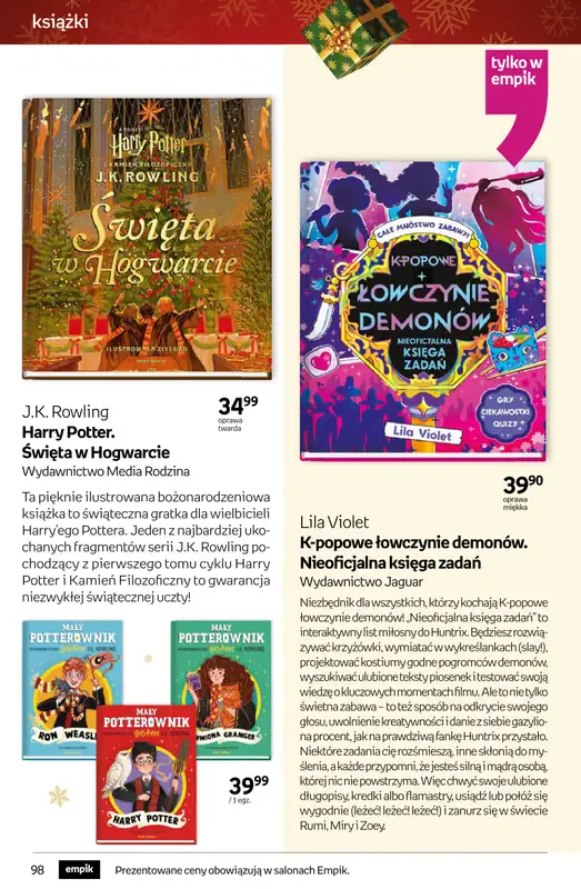 Empik - gazetka promocyjna Tom kultury: książki od czwartku 11.12 do wtorku 23.12 - strona 98
