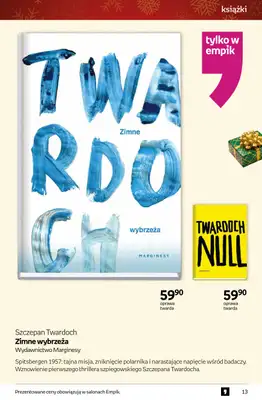Empik - gazetka promocyjna Tom kultury: książki od czwartku 11.12 do wtorku 23.12 - strona 13