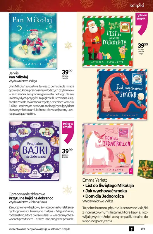 Empik - gazetka promocyjna Tom kultury: książki od czwartku 11.12 do wtorku 23.12 - strona 89