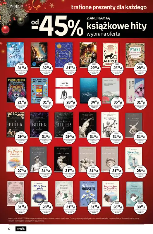 Empik - gazetka promocyjna Tom kultury: książki od czwartku 11.12 do wtorku 23.12 - strona 6