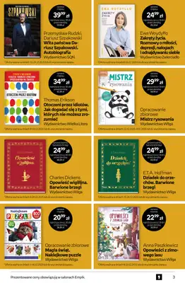 Empik - gazetka promocyjna Tom kultury: książki od czwartku 11.12 do wtorku 23.12 - strona 3