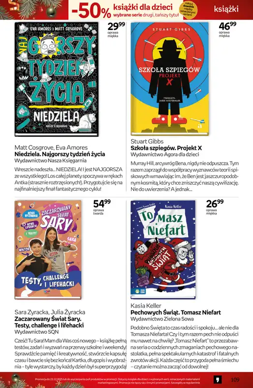 Empik - gazetka promocyjna Tom kultury: książki od czwartku 11.12 do wtorku 23.12 - strona 109