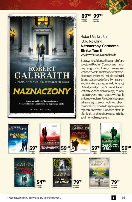 Empik - gazetka promocyjna Tom kultury: książki od czwartku 11.12 do wtorku 23.12 - strona 35