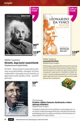 Empik - gazetka promocyjna Tom kultury: książki od czwartku 11.12 do wtorku 23.12 - strona 54