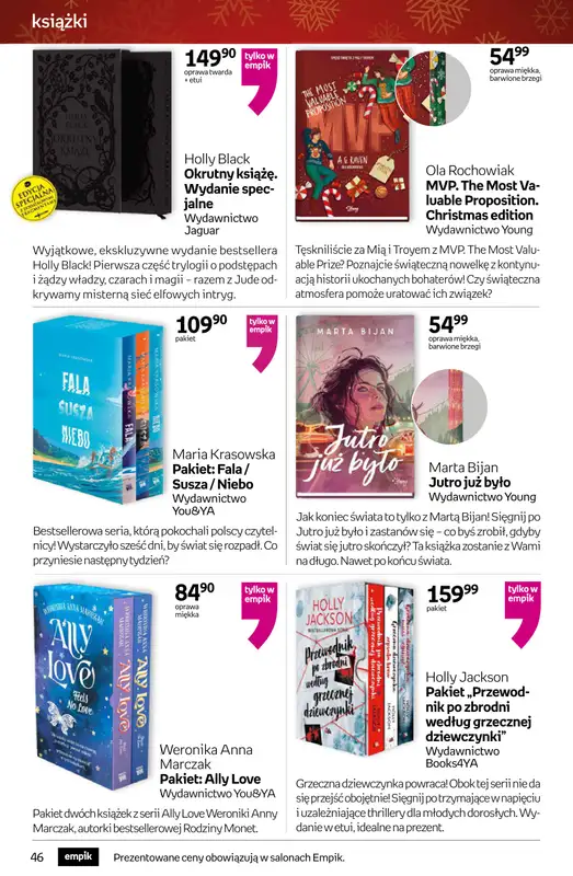 Empik - gazetka promocyjna Tom kultury: książki od czwartku 11.12 do wtorku 23.12 - strona 46