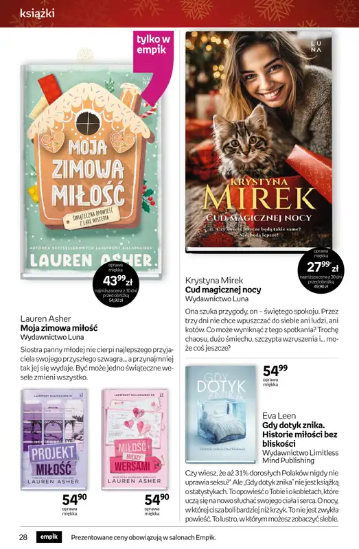 Empik - gazetka promocyjna Tom kultury: książki od czwartku 11.12 do wtorku 23.12 - strona 28