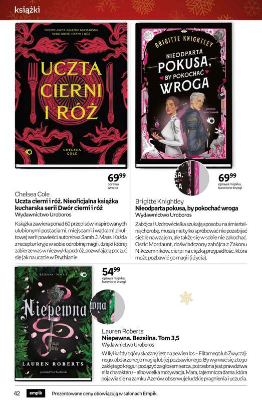 Empik - gazetka promocyjna Tom kultury: książki od czwartku 11.12 do wtorku 23.12 - strona 42