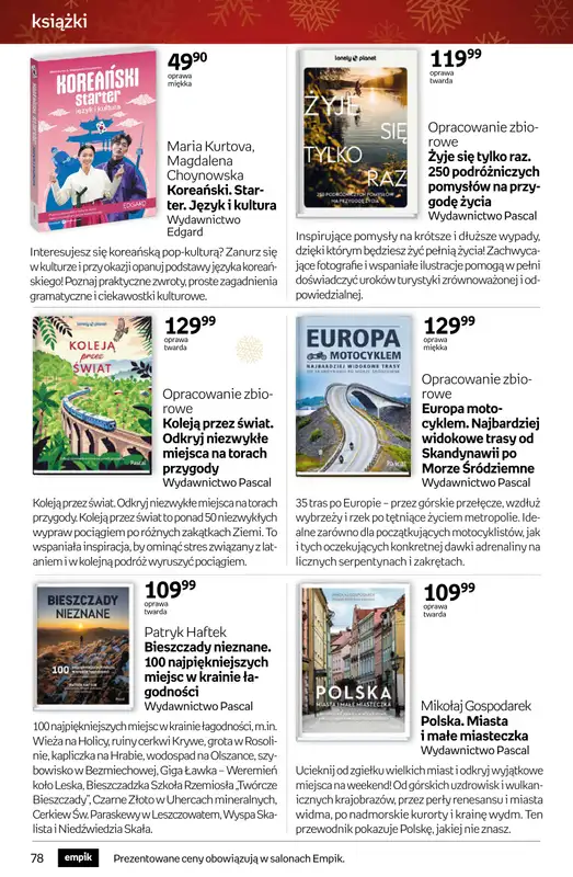 Empik - gazetka promocyjna Tom kultury: książki od czwartku 11.12 do wtorku 23.12 - strona 78