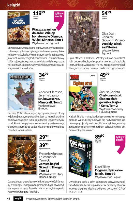 Empik - gazetka promocyjna Tom kultury: książki od czwartku 11.12 do wtorku 23.12 - strona 48