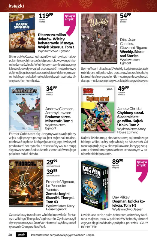 Empik - gazetka promocyjna Tom kultury: książki od czwartku 11.12 do wtorku 23.12 - strona 48