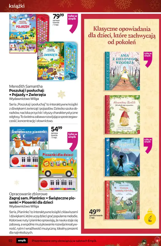 Empik - gazetka promocyjna Tom kultury: książki od czwartku 11.12 do wtorku 23.12 - strona 92