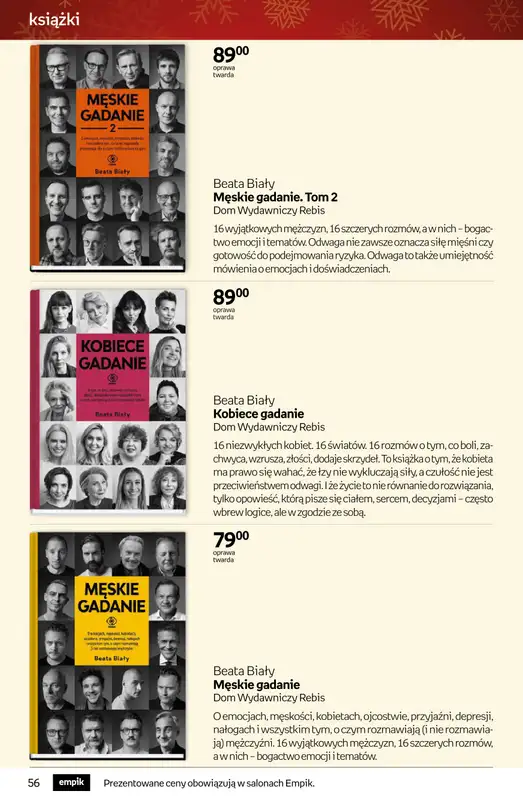 Empik - gazetka promocyjna Tom kultury: książki od czwartku 11.12 do wtorku 23.12 - strona 56