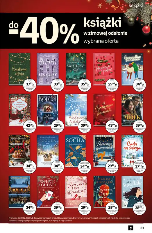 Empik - gazetka promocyjna Tom kultury: książki od czwartku 11.12 do wtorku 23.12 - strona 33