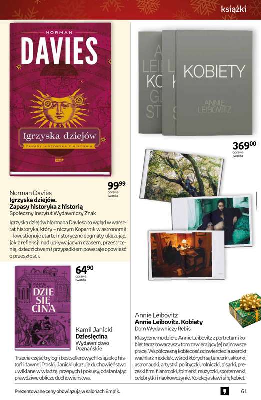 Empik - gazetka promocyjna Tom kultury: książki od czwartku 11.12 do wtorku 23.12 - strona 61